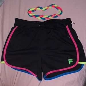 Files Kids Shorts and Under Armor Headband (BUNDLE